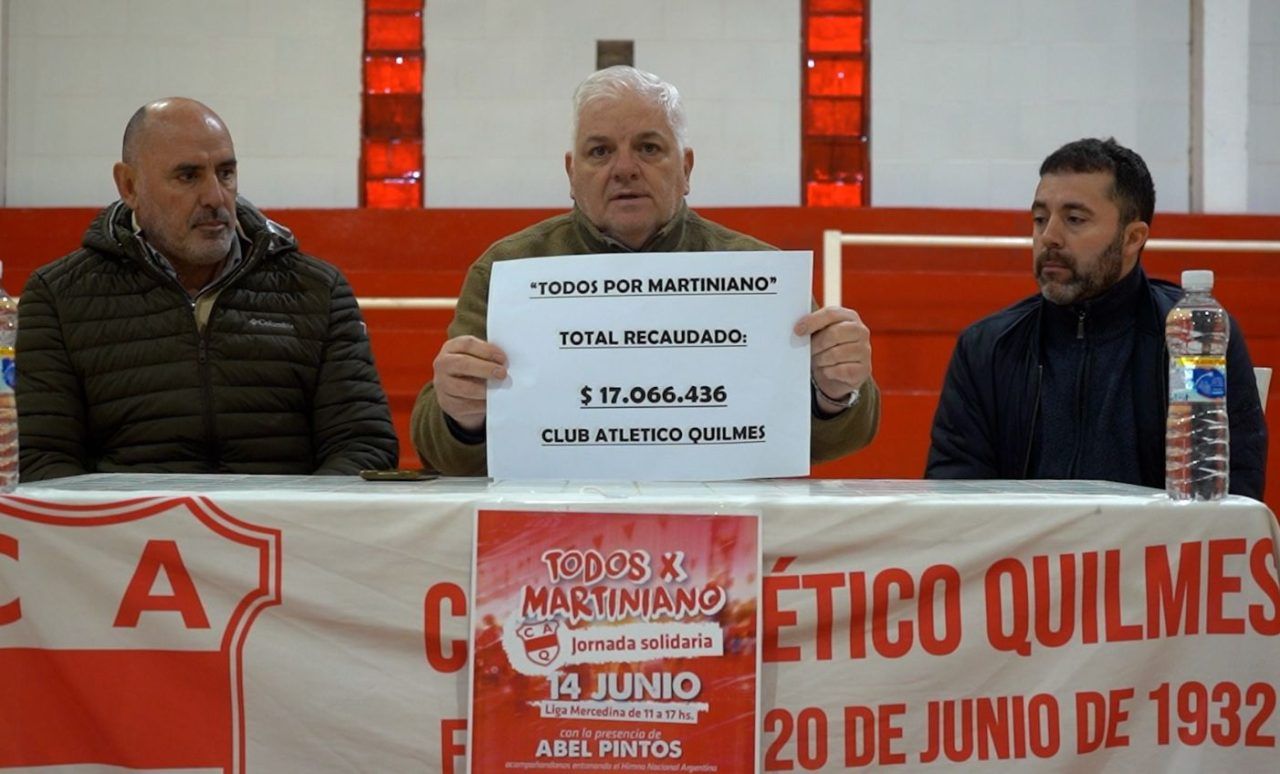 MAS DE 17 MILLONES DE PESOS SE RECAUDARON EN EL FESTIVAL A BENEFICIO DE MARTINIANO.-