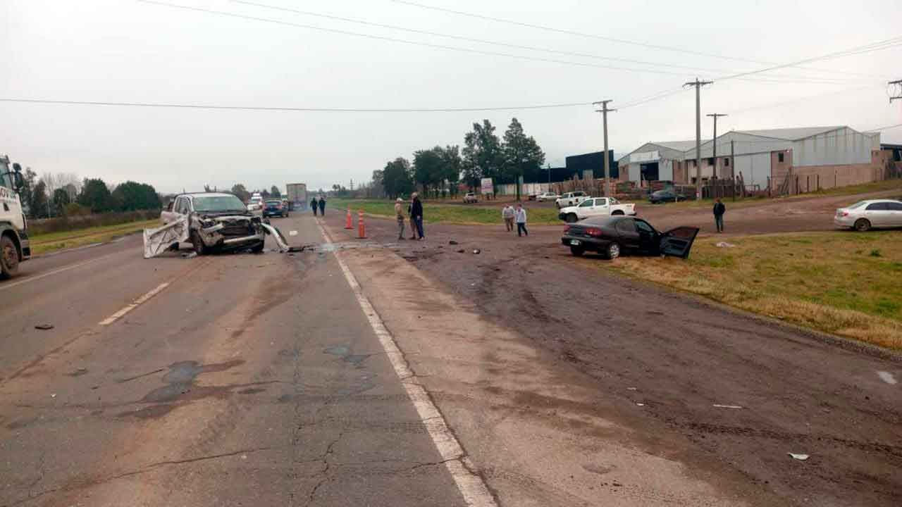 VIOLENTO SINIESTRO VIAL EN RUTA 5 , kM. 100