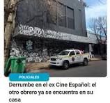SIGUEN LAS INVSTIGACIONES EN LA SALA DEL EX CINE ESPAÑOL.-